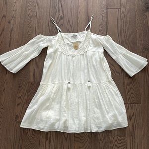 White peasant dress